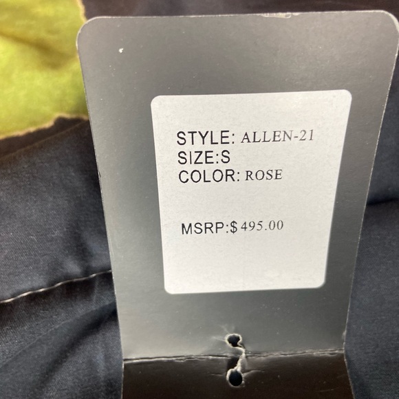 Color: Light pink/rose color prom suit.
Style: Allen-21. Size: small - Picture 5 of 5